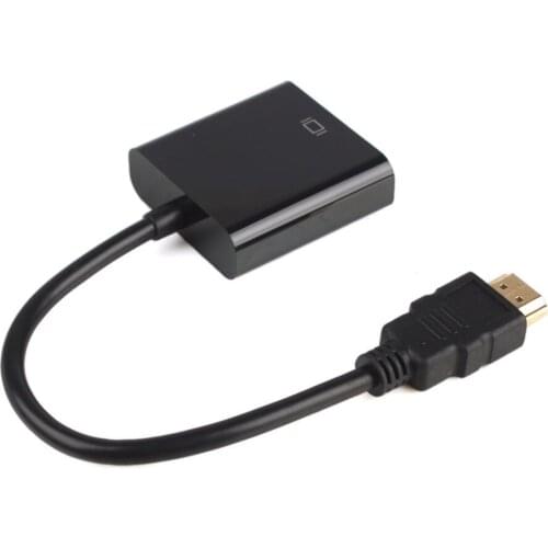 HDMI-compatible to VGA adapter Digital to Analog Video Audio Converter Cable VGA Connector For Xbox 360 PS4 PC Laptop TV Box