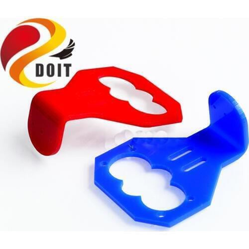 SZDOIT 1/2/3Pcs Acrylic Ultrasonic Sensor Bracket for Smart Robot/Tank Vehicle parts