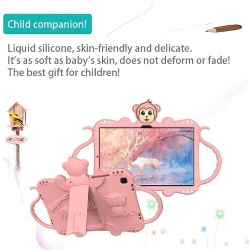 For Samsung Galaxy Tab A7 10.4 2020 SM-T500 SM-T505 case Cute Cartoon Silicone Kids tablets Cover For Samsung T500 T505 fundas
