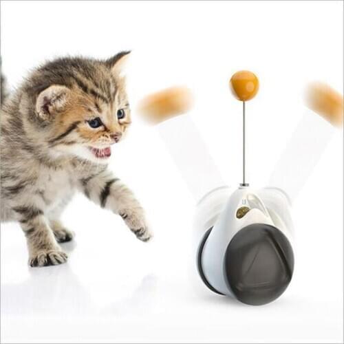 Cat Toys Chaser Indoor Cat Toy No Need Recharge Cat Toys Cat Balance Bike Contains Tumbler Catnip The Best Gift Pet Supplies