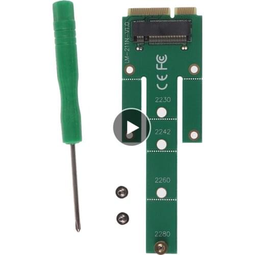 MSATA To M.2 NGFF Adapters Convert Card 6.0Gb/s NGFF M.2 SATA-Bus SSD B Key To MSATA Male Riser M.2 Adapter For 2230-2280 M2 SSD