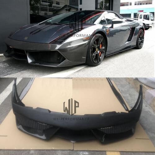 Carbon Fiber Car body kit Front Rear Bumper Spoiler Side Skirts For Lamborghini Gallardo LP550 LP560 LP570 DMC style 04-08