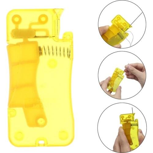 2Size Automatic Needle Threader Sewing Needle Device Hand Machine DIY Tool Sewing Needles Parts For Elderly Household Accessorie