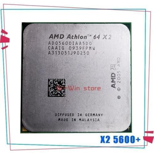 AMD Athlon X2 5600 X2 5600+ 2.9GHz ADO5600IAA5DO Dual-Core CPU Processor Socket AM2 940pin