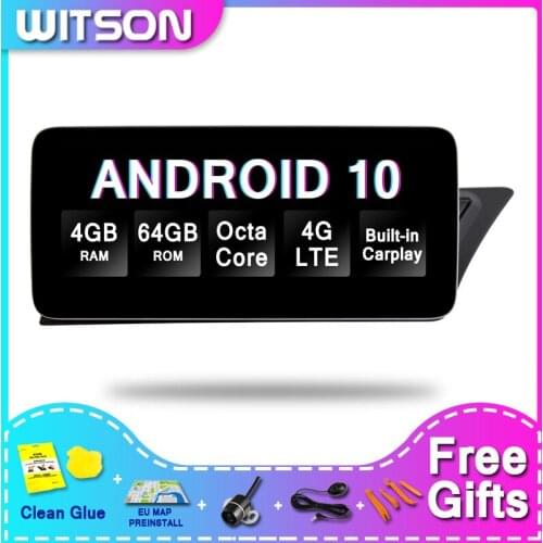 WITSON AUDI BIG SCREEN Android 10.0 For AUDI A4/A5 2008-2016 LOW Right Hand Driver 4G RAM 64GB ROM CAR RADIO