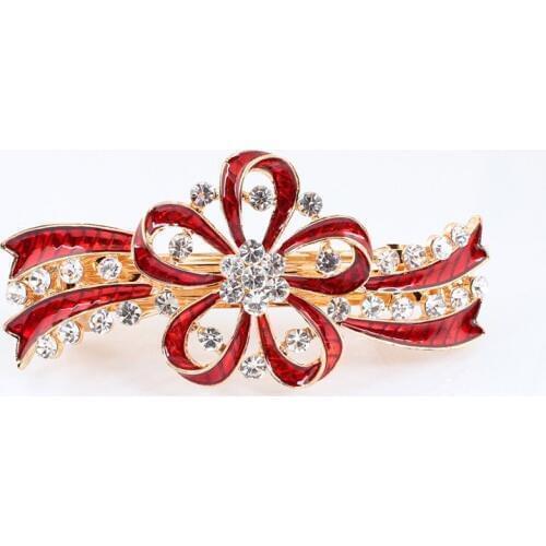 Faux hair accessories decroations for women Christmas gift very fashion rhinestone Hairpin Headwear cheap price