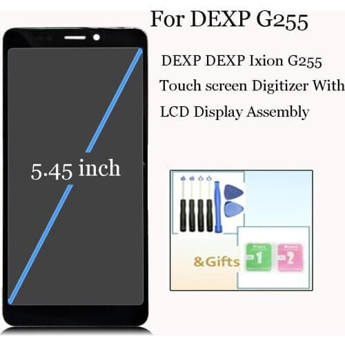 5.45" NEW Original For DEXP ixion G255/ DEXP G255 LCD Display With Touch screen Digitizier Assembly parts