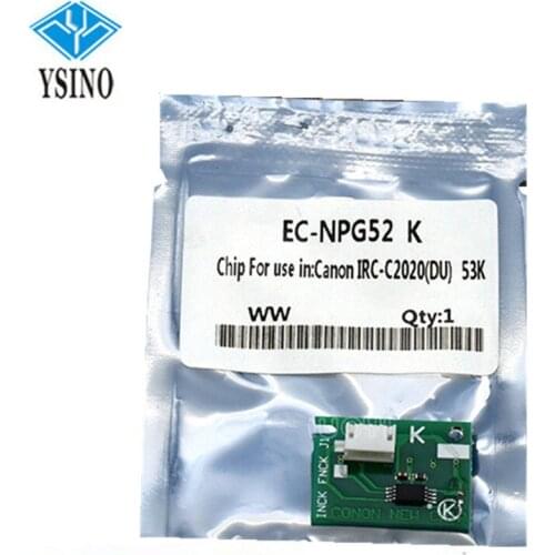 1Set CMYK GPR36 NPG52 C-EXV34 GPR 36 NPG 52 C-EXV 34 Imgae unit chip For Canon C2020 C2225 C2030 C2230 Drum cartridge chip