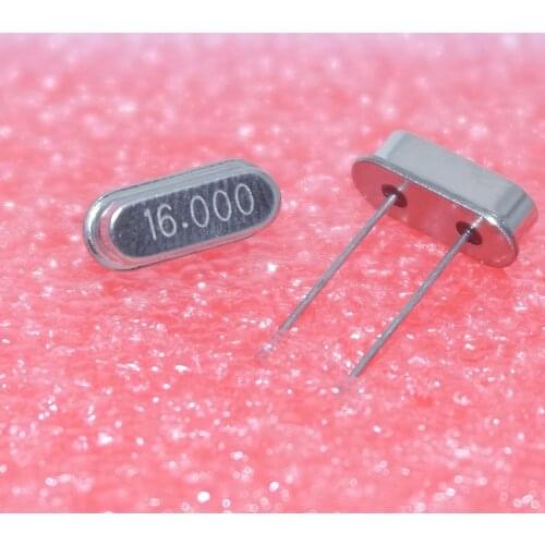 100 PCS/LOT 16 m 16 MHz HC - 49 s passive crystals into 16.000 MHz crystal 16.000MHZ 16.000M 16M 16MHZ 16 MHZ 16M HZ