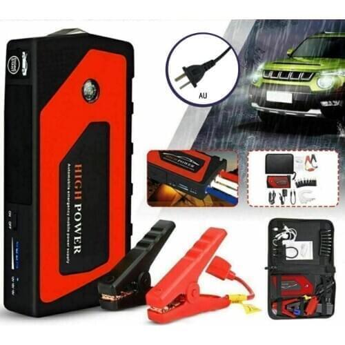 12V Portable USB Car Power Bank Auto Emergency Start Jump Starter Voltage Regulation Overcharge Protection Battery Booster Clamp