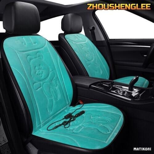 12V Heated car seat cover for Peugeot 407 4008 307 206 5008 3008 607 2008 508 308 408 301 201 auto styling accessories
