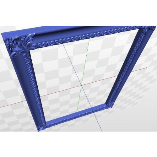 3d model relief for cnc in STL file format Frame_39