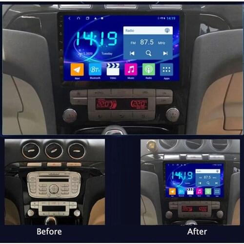 For Ford S-Max 2006 - 2012 Android Car radio Player GPS Navigation 360 camera Auto Stereo Multimedia Video DSP carplay 4G SIM