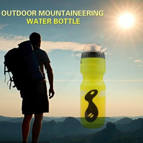 750ML Outdoor Camping Climbing Mountaining Water Drink Bottle Outdoor Sports Plastic Portable Kettle Water Bottle Drinkware