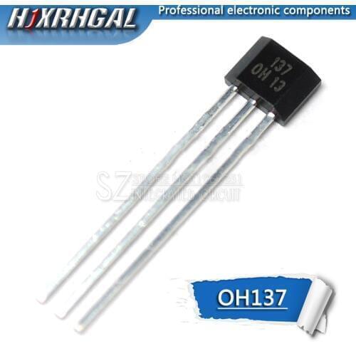 1PCS OH137 Hall Effect Sensor for Highly Sensitive Instruments TO-92S In-kind Shooting new hjxrhgal