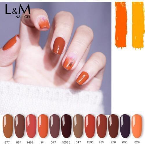 12 Bottle Lot IDO Gelpolish 15ml Carnelian Color Series UV Gel Nails Polish Vernis Semi Permanent Professional Gels
