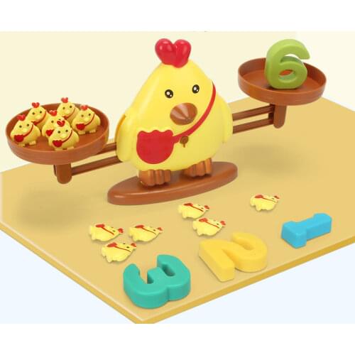 Montessori Math Toy for Baby Boys Girls 3 Year Old Child Balance Educational Math Toy Children Learning Board Game Birthday Gift