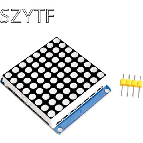 1.2 inch 8X8 8 * 8LED dot matrix display modules with red tape drive I2C interface chip