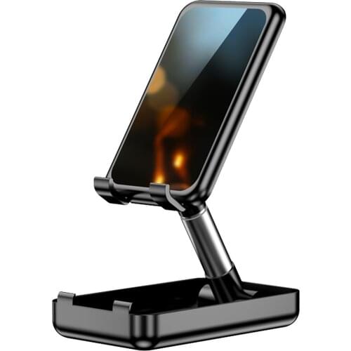Desktop Cell Phone Stand Phone Holder Bracket Black/White/Green/Pink with Angle Height Adjustable for Smartphones Tablets