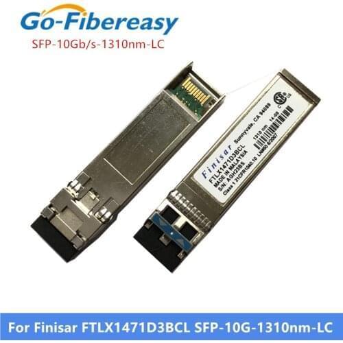 Original Finisar FTLX1471D3BCL 10Gbps Optical Modules SFP Fiber Modules Single mode Fiber 1310nm 10km LC SFP Optic Module