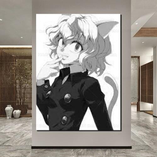 Anime Posters Hunter X Hunter Hunter Neferpitou Canvas Painting Wall Art Prints Modular Unique Pictures Living Room Home Decor