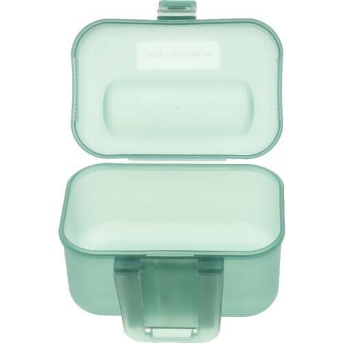 Mini Plastic Live Bait Lures Earthworms Worms Box Container Clip on Tackle Box/Belt