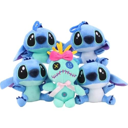 10-13cm Lilo and Stitch and Scrump movie cartoon plush cotton doll toy soft stuffed cute for children gift