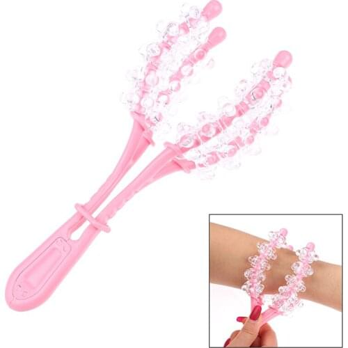 Thin Arm Leg Roller Massager Double Y Shape Shiatsu Legs Roller Anti Cellulite Massager Leg Arm Body Thigh Slimming Massage Tool