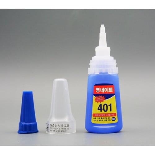 Super 401 Glue Stronger 20g Bottle Rapid Fix Instant Fast Adhesive Quick Dry Jewelry Stone Glue Wholesale Office Home