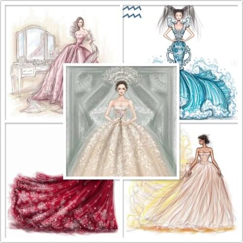 Wedding diamond painting DIY full color diamond embroidery ladies back butterfly hanging decoration rhinestone mosaic kit