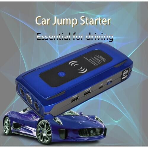 TM30 4 Colors Car Emergency Start 12V Low Temperature Power Supply With Clip 24000mAh Dual USB Interface Seven Protections