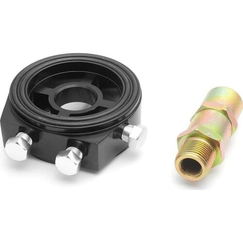 1Set Car Racing Universal Oil Pressure Gauge Oil Filter Oil Cooler Filter Sandwich Plate Adapter Car Modification accessories
