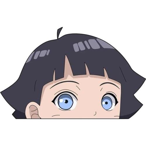 Car Styling Vinyl Stickers for Anime Ninja Kakashi Peeping Eyes Graphics Motor Bikes Electric Computer Case Decal Waterproof