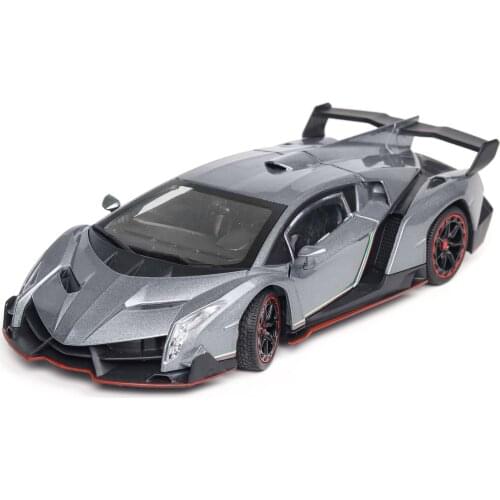 1:24 Veneno Die-Cast Alloy Car Model Metal Vehicles Toys Luxury Sports Car For Children Gifts Free Shipping
