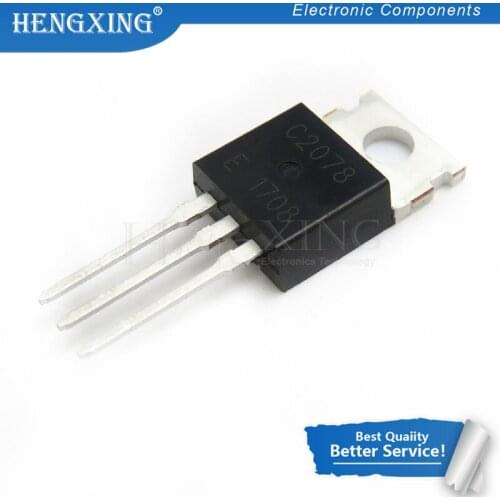 10pcs/lot 2SC2078 C2078 2078 TO-220 3A 80V In Stock