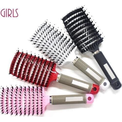 2PCS Demelante Hair Brush Wet Comb Hair Brush Professional Hair Brush Massage Comb Brush for Hair Hairdresser Hairdressing Tools