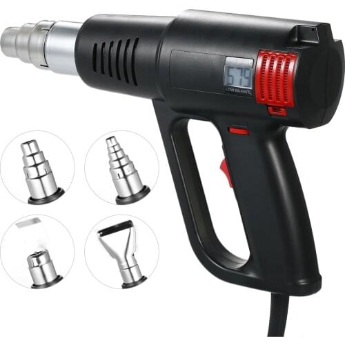 2000W Fast Heating Hot Air Gun LCD Digital Temperature controlled heat Blower Electric Adjustable Temperature Heat Gun Tool
