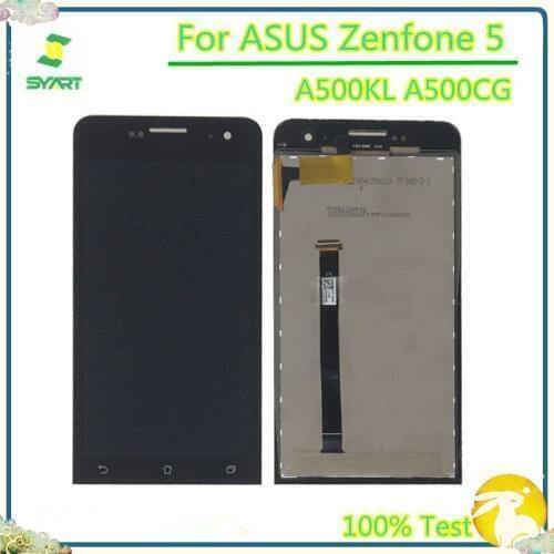 5.0" LCD Display IPS Zenfone For ASUS Zenfone 5 LCD Touch Screen Digitizer For ASUS Zenfone 5 Display T00J A500KL A500CG A501CG