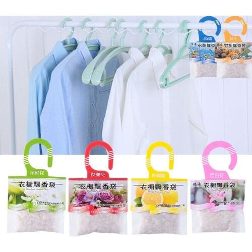 5packs Cabinet Hangable Fragrant Air Fresheners Deodorizing Paper Spices Bags Wardrobe Sachets Aromatherapy Bag