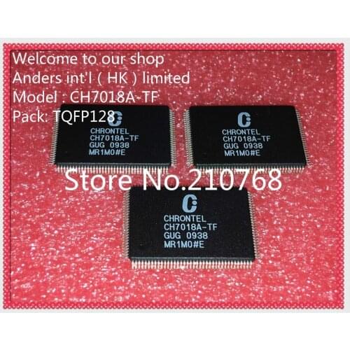 50pcs/lot CH7018A-TF CH7018A CH7018 TQFP128