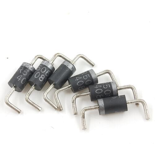 50pcs/lot SR506 SR506MIC 5A 60V Bend feet or straight feet DO27