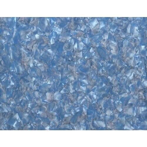 Acrylic/PMMA Pearlescent Mineral Crystal Sheets 3.0mm for Jewelries, Crafts, Art Works, Decoration - Metal Blue (DH05)