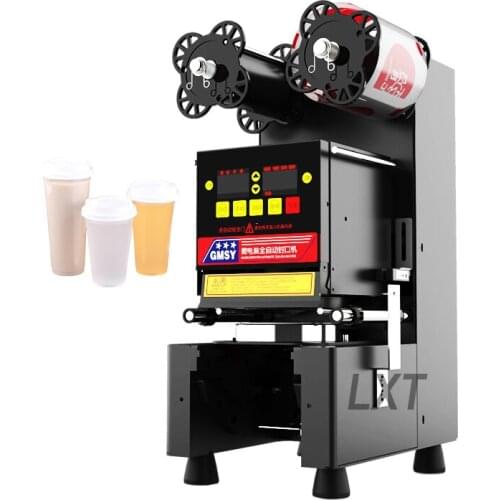 Milk Tea Shop Automatic Sealing Machine Commercial Automatic Sealer For Paper Cup And Plastic Cup Of Milk Tea