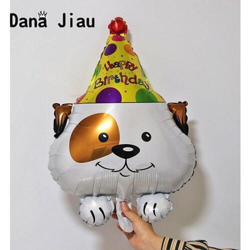 Big Happy Birthday foil balloons baby lovely party decorations animal air inflatable balloon kids gift boy toy holiday ball