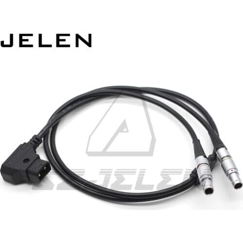 D-TAP to double 2pin connector Power Adapter Cable For Teradek Bolt Pro 1000/3000ft 60cm