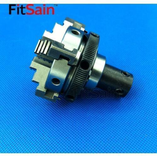 FitSain-Four jaw chuck D=50mm CNC mini SELF-CENTING maiually operated chuck Bench Lathe parts Used for motor shaft 8mm/10mm