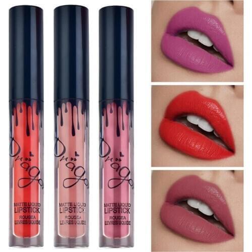 Lip biting matte lipstick non-stick cup lasting non-fading metallic color nude color earthy bronze lip gloss