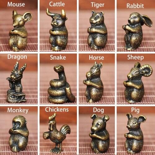 Chinese Zodiac Incense Sticks Home Decoration Small Incense Stick Ornaments Indoor Incense Tray Alloy Small Ornaments