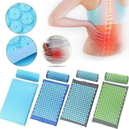 Massager Cushion Acupressure Cushion Massage Acupuncture Relieve Stress Pain Yoga Mat Acupressure Pillow Cushion