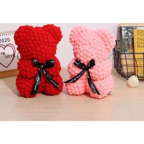 Rose Teddy Bear cotton bear valentine day bears 25cm